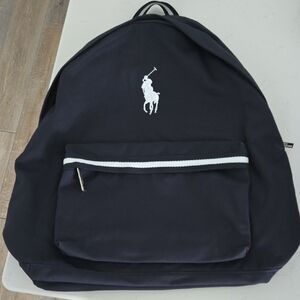 New Never Used POLO Ralph Lauren Backpack Blue Polo Lauren w/ white embroiderey